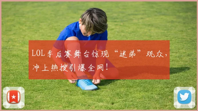 LOL季后赛舞台惊现“迷弟”观众，冲上热搜引爆全网！